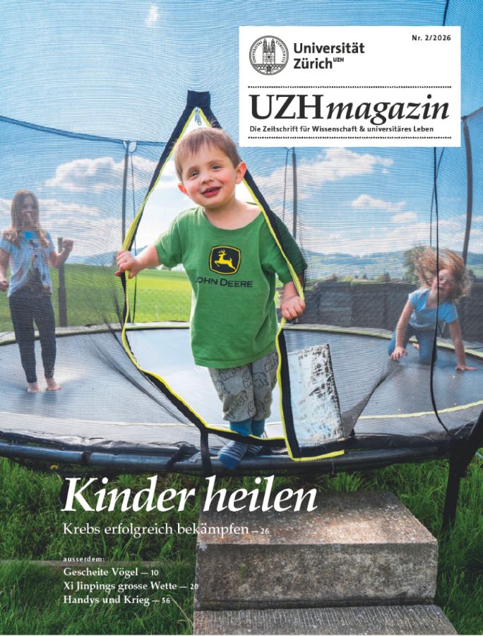 UZH Magazin 2/26: Kinder heilen. Krebs erfolgreich bekämpfen.